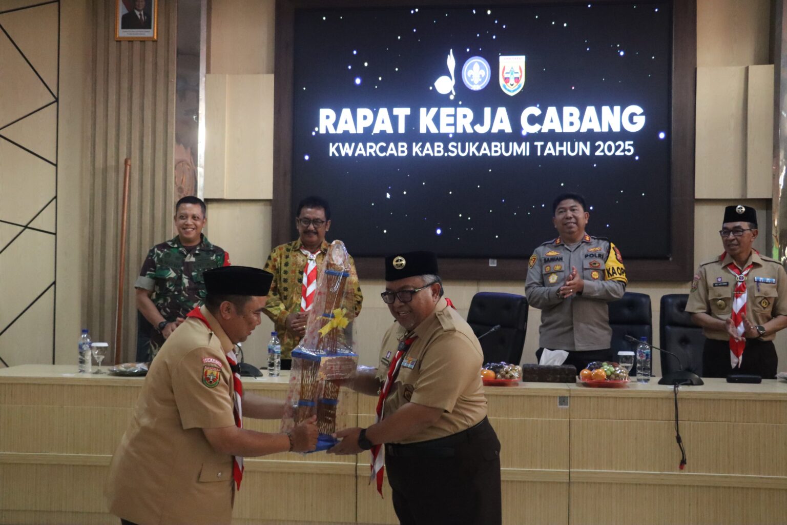 Kapolres Sukabumi Hadiri Rakercab Pramuka 2025, Dorong Sinergi untuk Keamanan dan Pendidikan Karakter