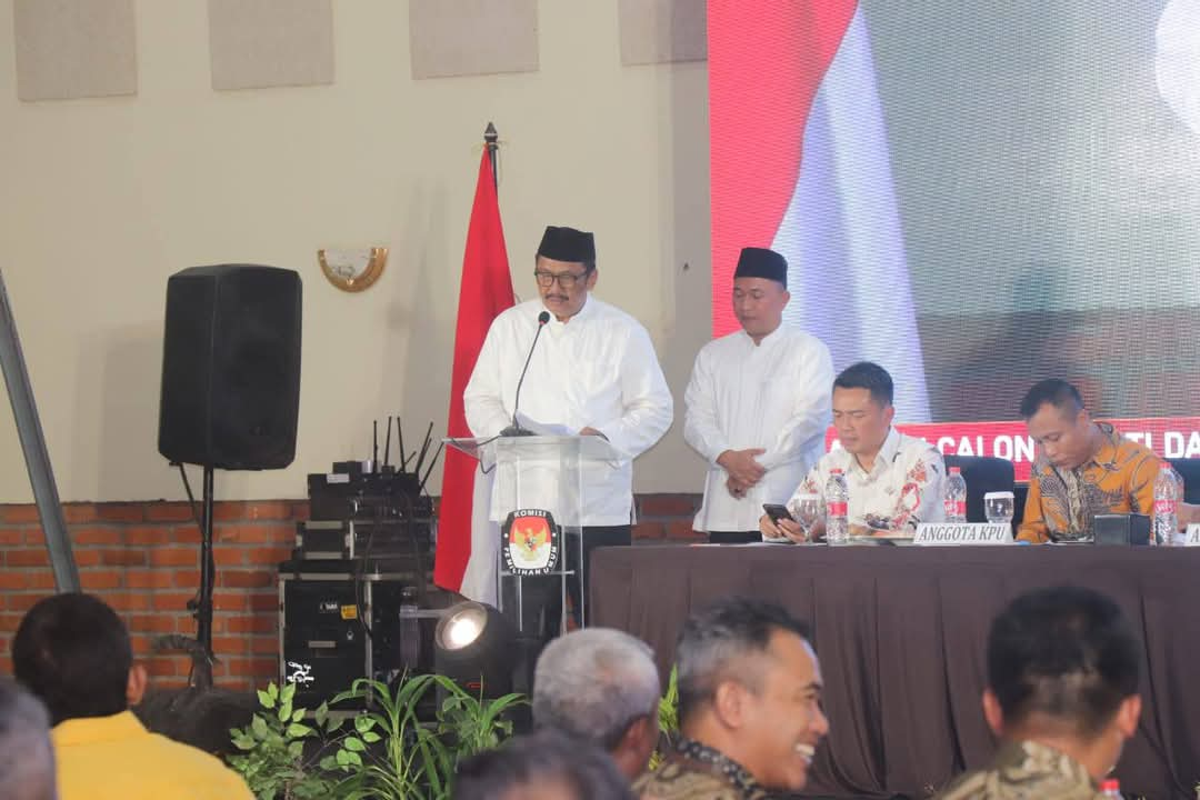 Asep Japar dan Andreas Resmi Ditetapkan sebagai Bupati dan Wakil Bupati Sukabumi