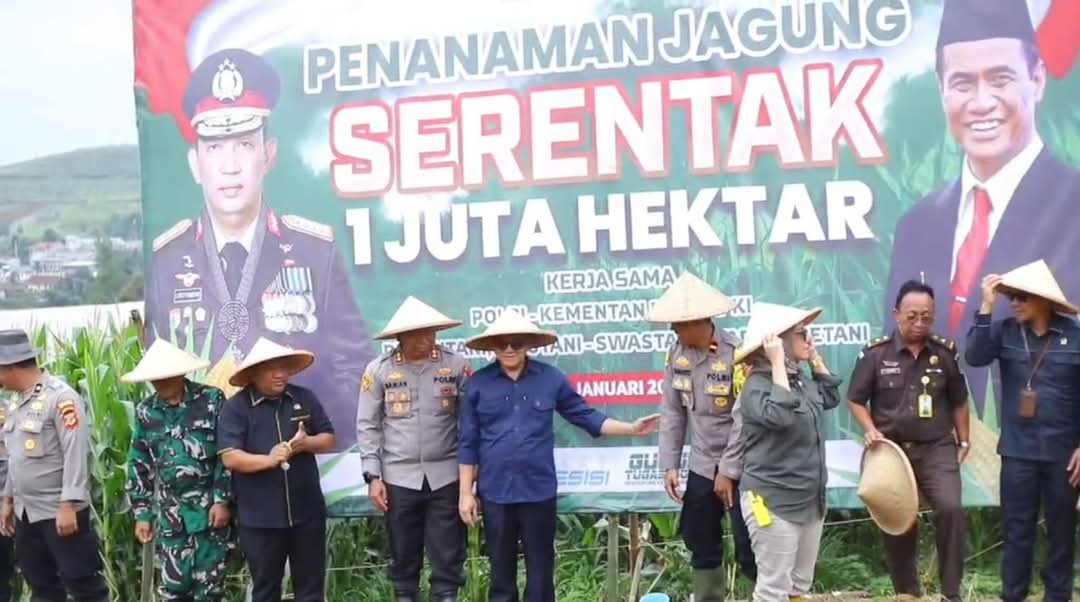 Penanaman Jagung 1 Juta Hektare, Sukabumi Dukung Swasembada Pangan 2025